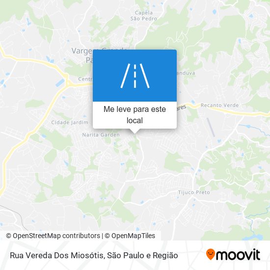 Rua Vereda Dos Miosótis mapa