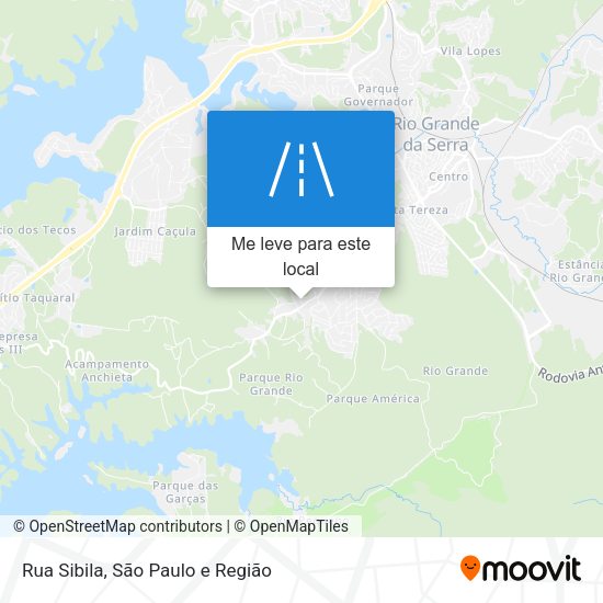 Rua Sibila mapa