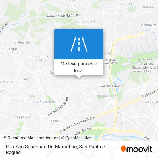 Rua São Sebastiao Do Maranhao mapa