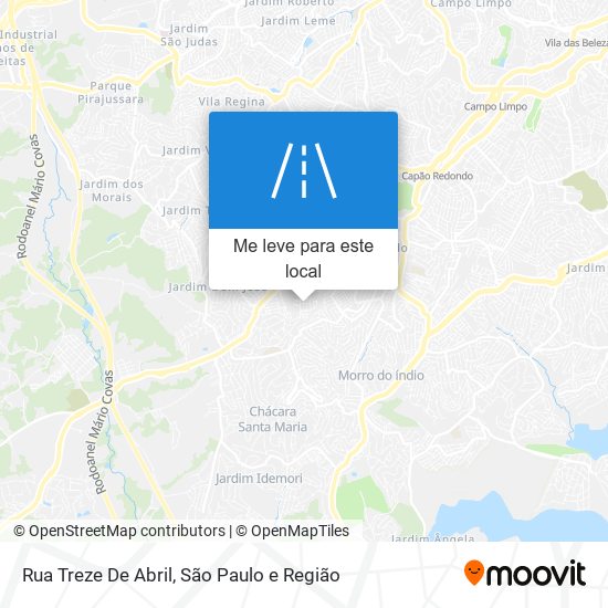 Rua Treze De Abril mapa