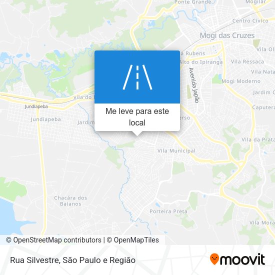 Rua Silvestre mapa