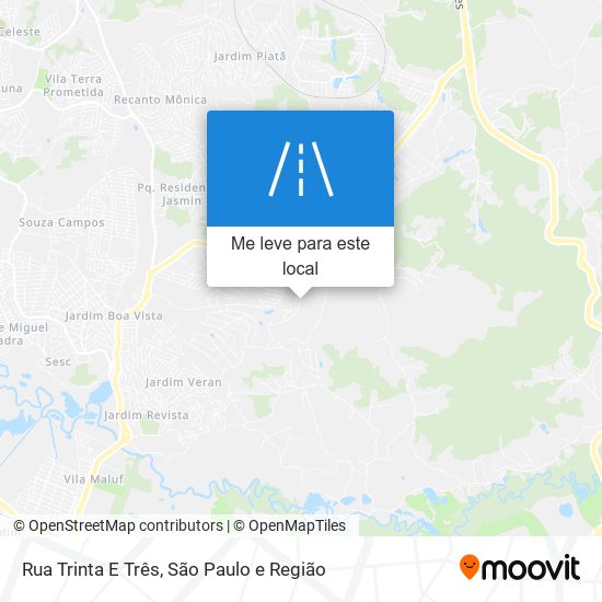 Rua Trinta E Três mapa