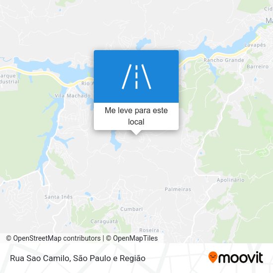 Rua Sao Camilo mapa