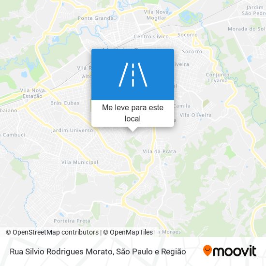 Rua Silvio Rodrigues Morato mapa