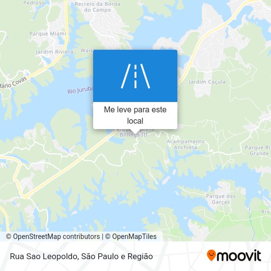 Rua Sao Leopoldo mapa