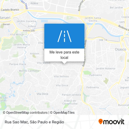 Rua Sao Mac mapa