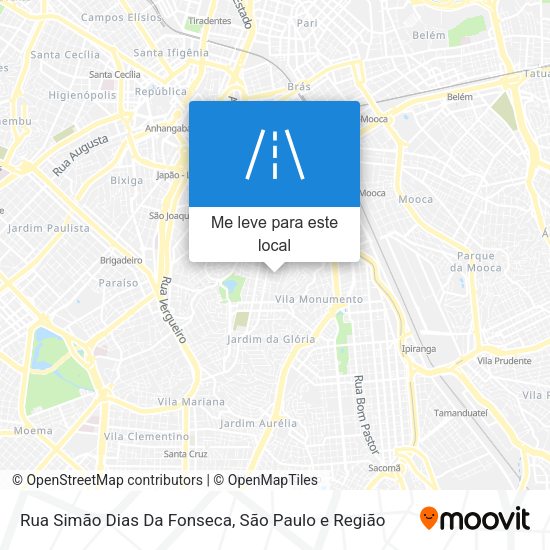 Rua Simão Dias Da Fonseca mapa