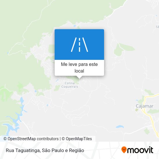 Rua Taguatinga mapa
