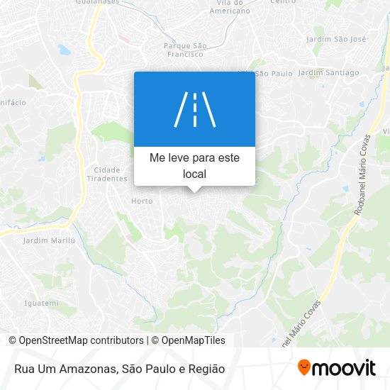 Rua Um Amazonas mapa
