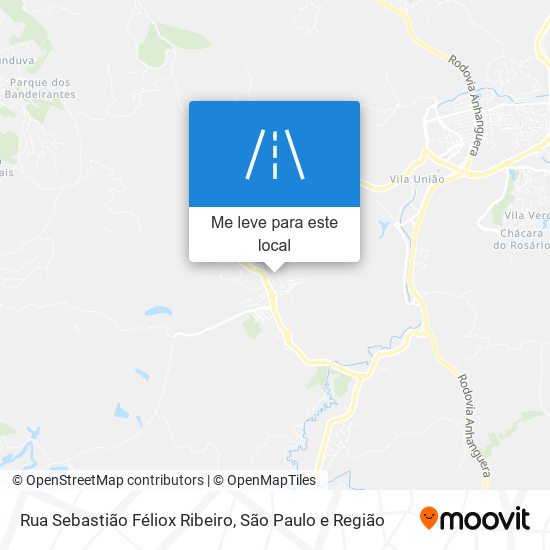 Rua Sebastião Féliox Ribeiro mapa