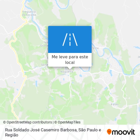 Rua Soldado José Casemiro Barbosa mapa