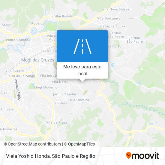 Viela Yoshio Honda mapa