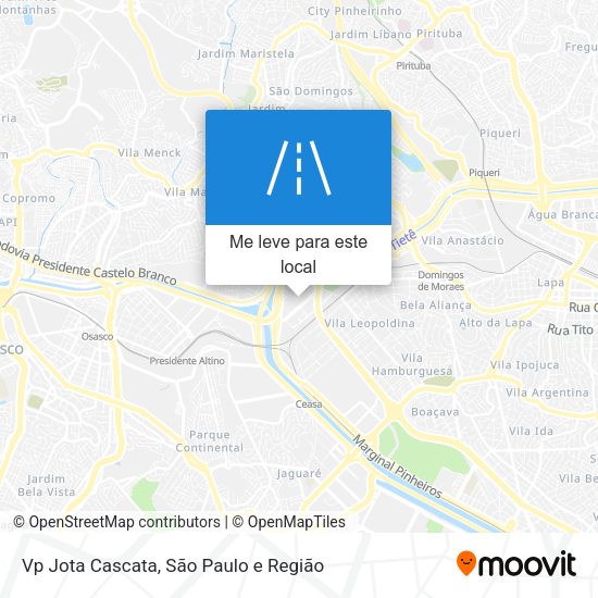 Vp Jota Cascata mapa