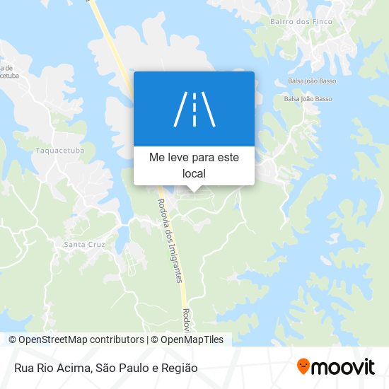 Rua Rio Acima mapa