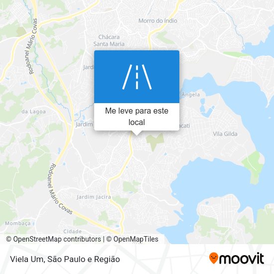 Viela Um mapa