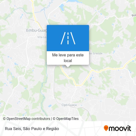Rua Seis mapa