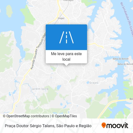 Praça Doutor Sérgio Talans mapa