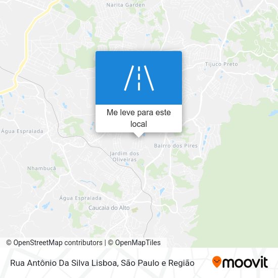 Rua Antônio Da Silva Lisboa mapa
