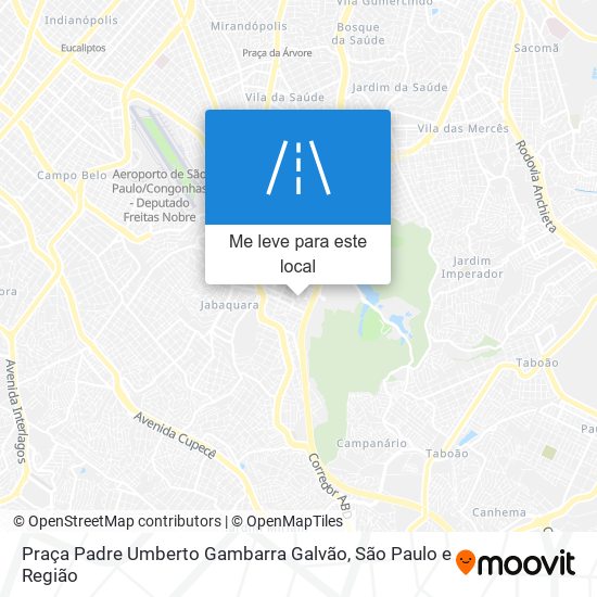 Praça Padre Umberto Gambarra Galvão mapa