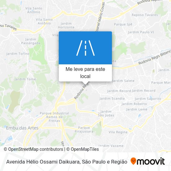 Avenida Hélio Ossami Daikuara mapa
