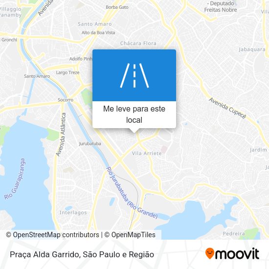 Praça Alda Garrido mapa