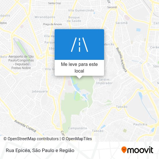 Rua Epicéa mapa