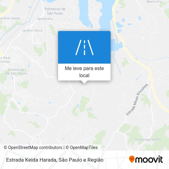 Estrada Keida Harada mapa