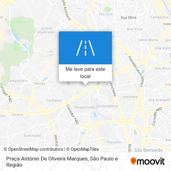 Praça Antônio De Oliveira Marques mapa