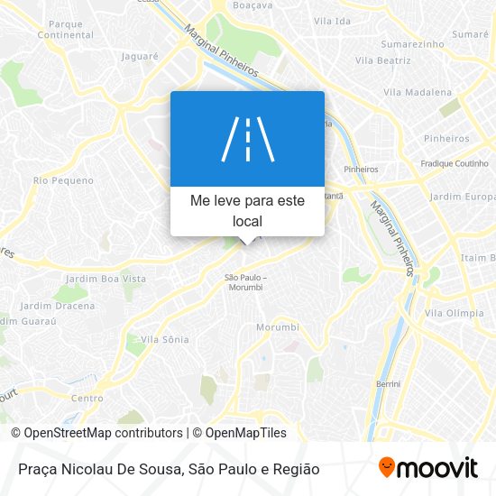 Praça Nicolau De Sousa mapa