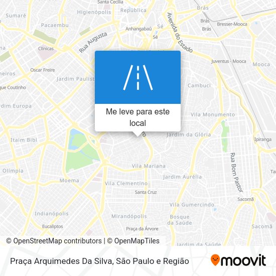 Praça Arquimedes Da Silva mapa