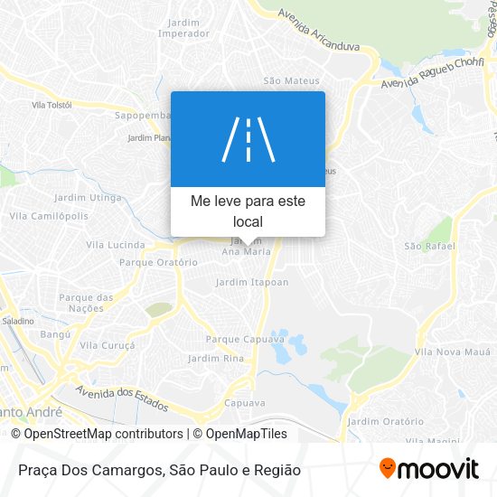 Praça Dos Camargos mapa