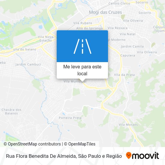 Rua Flora Benedita De Almeida mapa
