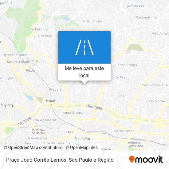 Praça João Corrêa Lemos mapa