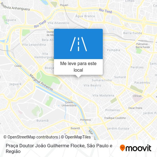 Praça Doutor João Guilherme Flocke mapa