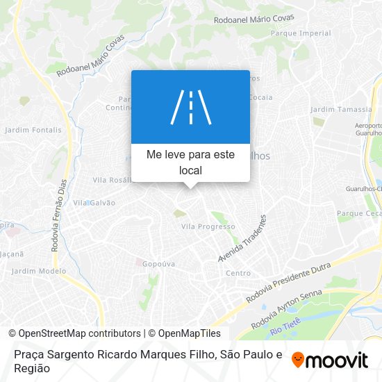 Praça Sargento Ricardo Marques Filho mapa