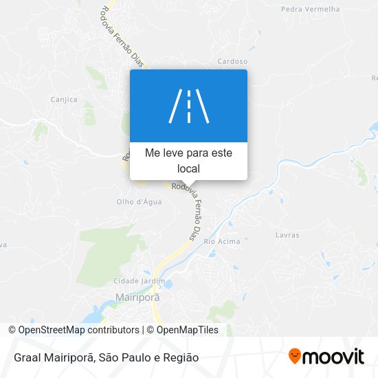 Graal Mairiporã mapa