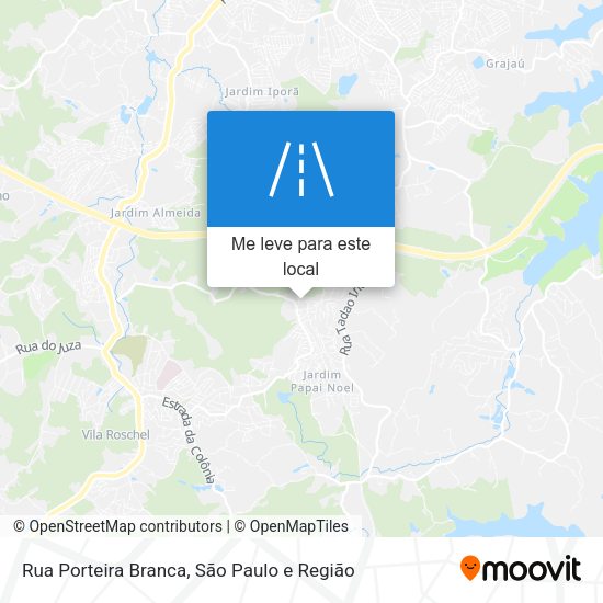Rua Porteira Branca mapa