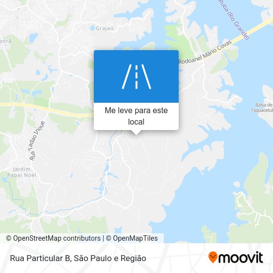 Rua Particular B mapa