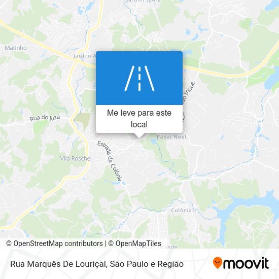 Rua Marquês De Louriçal mapa