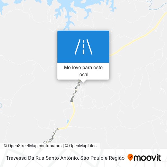 Travessa Da Rua Santo Antônio mapa