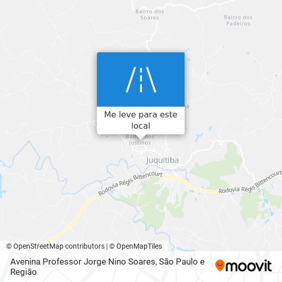 Avenina Professor Jorge Nino Soares mapa