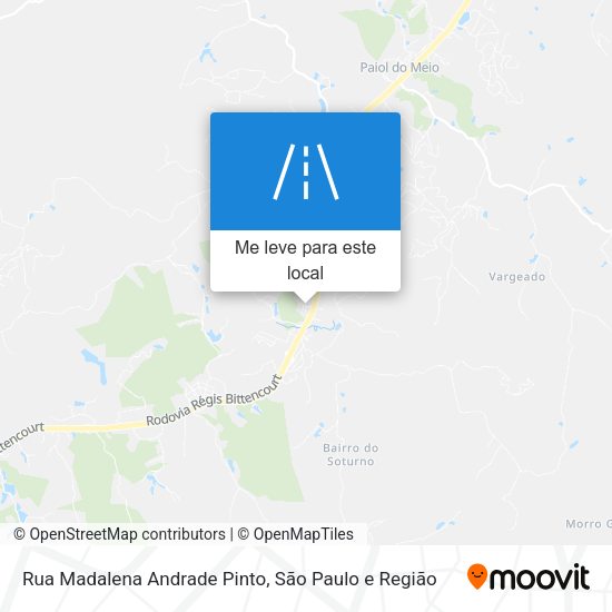 Rua Madalena Andrade Pinto mapa