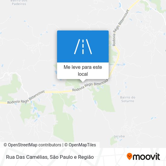 Rua Das Camélias mapa
