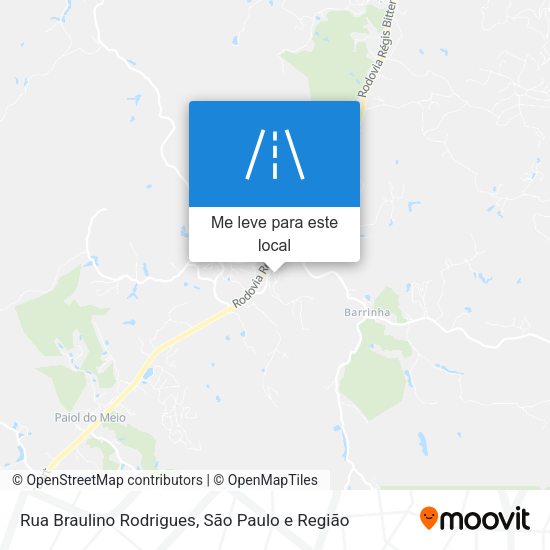 Rua Braulino Rodrigues mapa