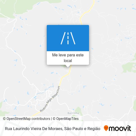 Rua Laurindo Vieira De Moraes mapa