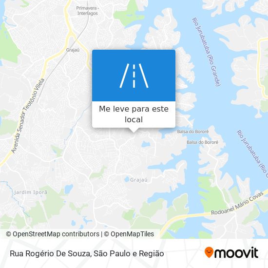 Rua Rogério De Souza mapa