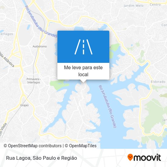 Rua Lagoa mapa