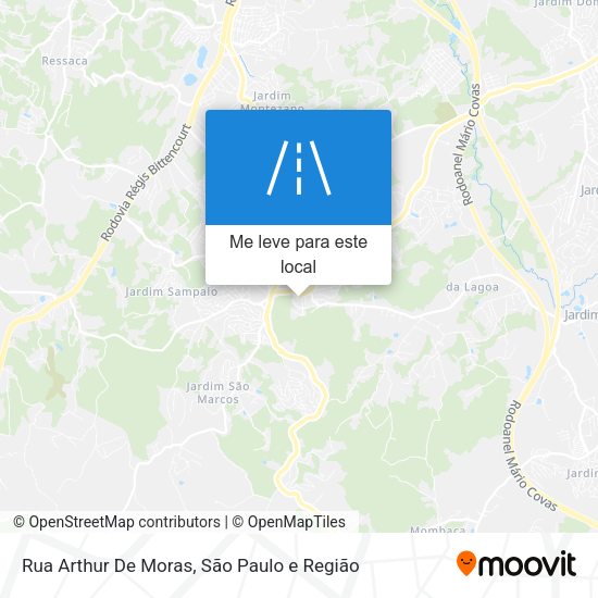 Rua Arthur De Moras mapa
