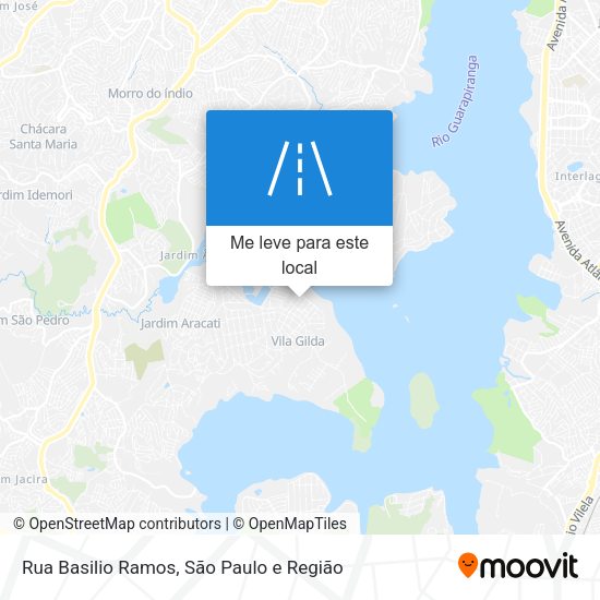Rua Basilio Ramos mapa