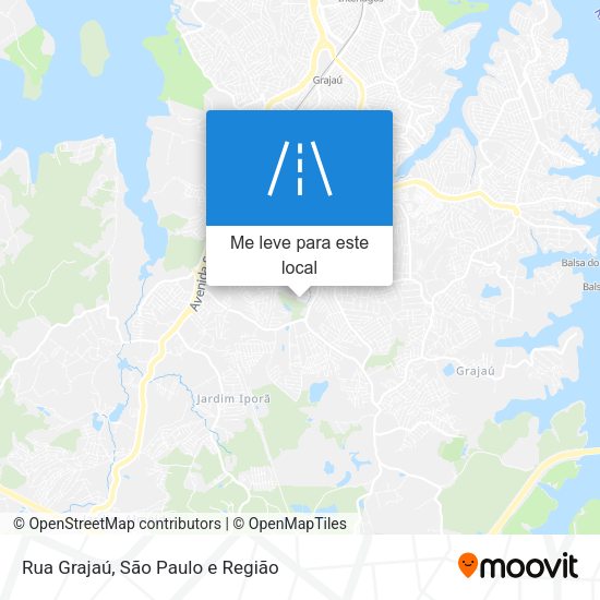 Rua Grajaú mapa